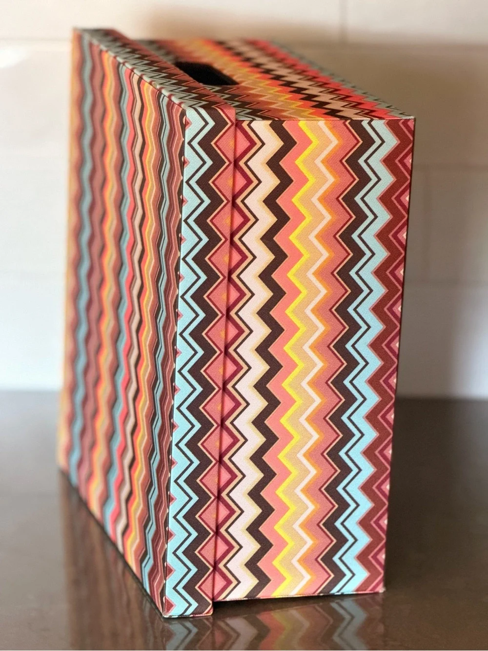 Missoni for Target Chevron Storage Box Bin with Lid Organizer